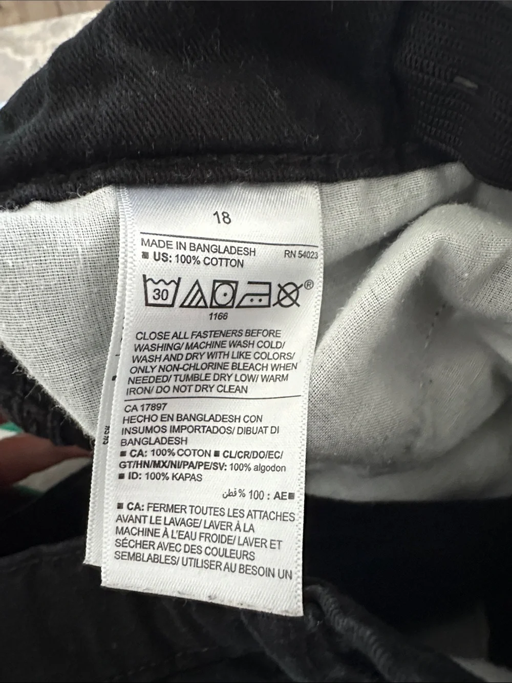 Boys Old Navy Black Jeans (skinny)